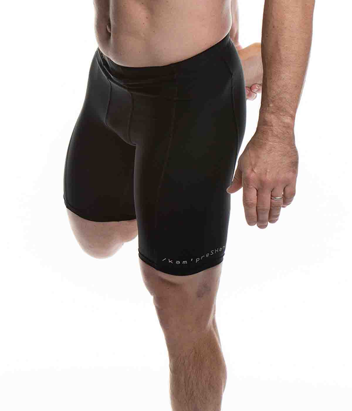 Kempreshen high quality compression shorts and sleeves for fitness support and muscle protection
